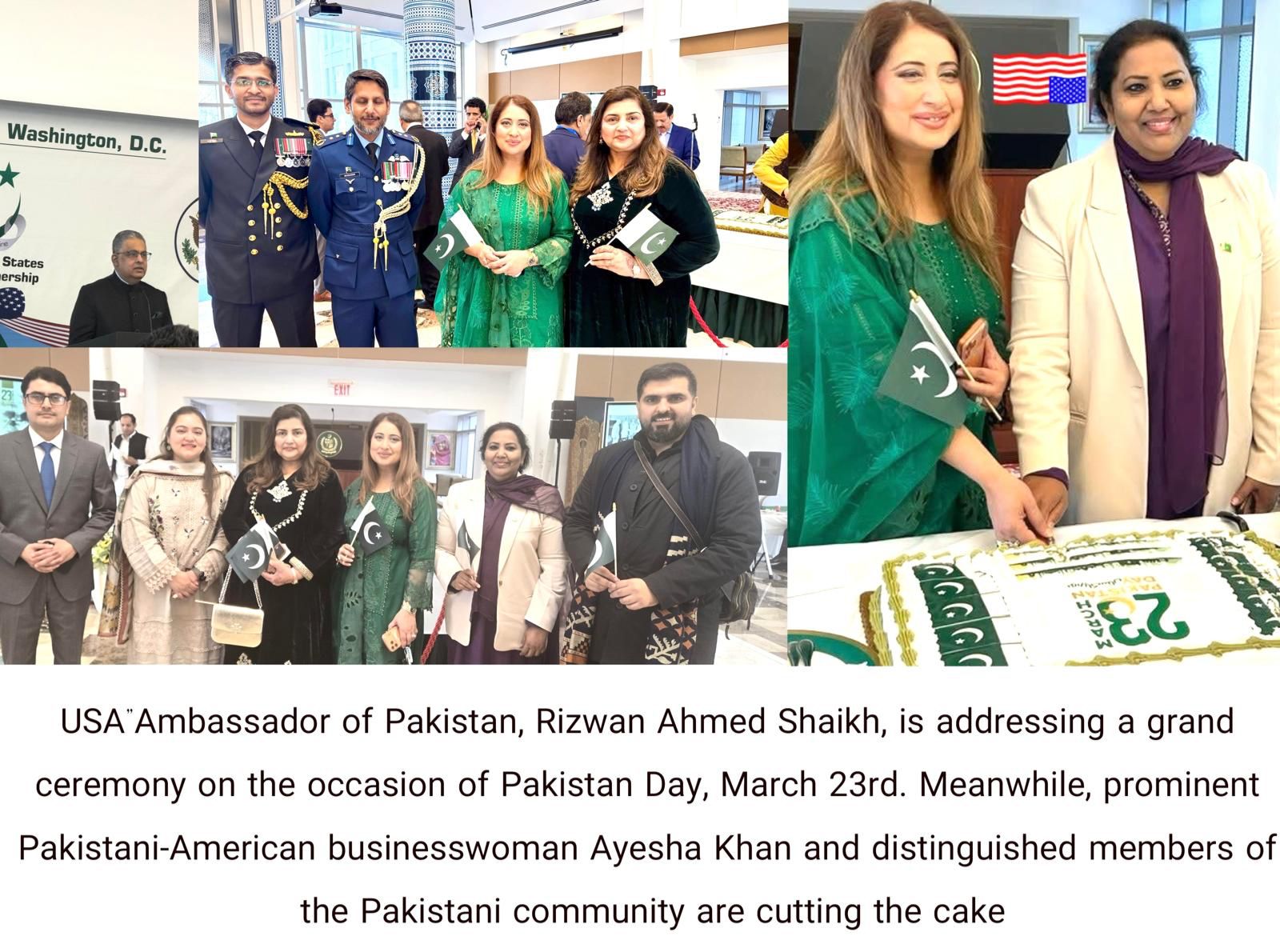 Pakistan Day Commemorated with Flag Hoisting Ceremony at the Consulate General of Pakistan, New York